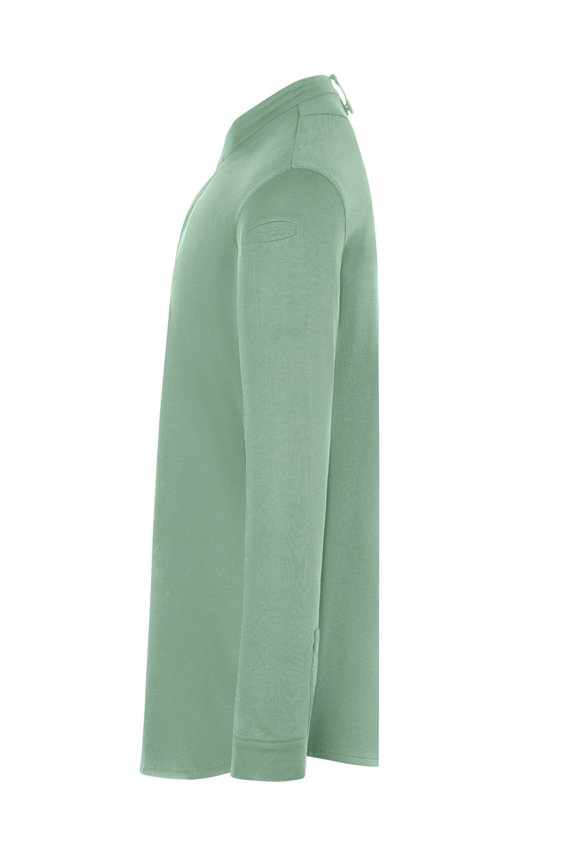 Kochjacke Herren Pastellgrün – Langarm Herrenkochjacke DIAMOND CUT® Avantgarde, Detailansicht