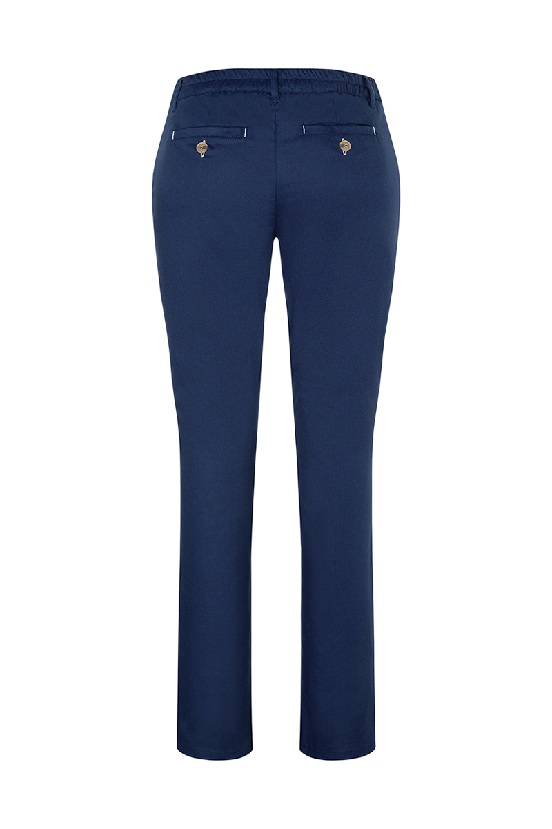 Hose Damen Marine – Damen Chinohose Modern-Stretch, Detailansicht