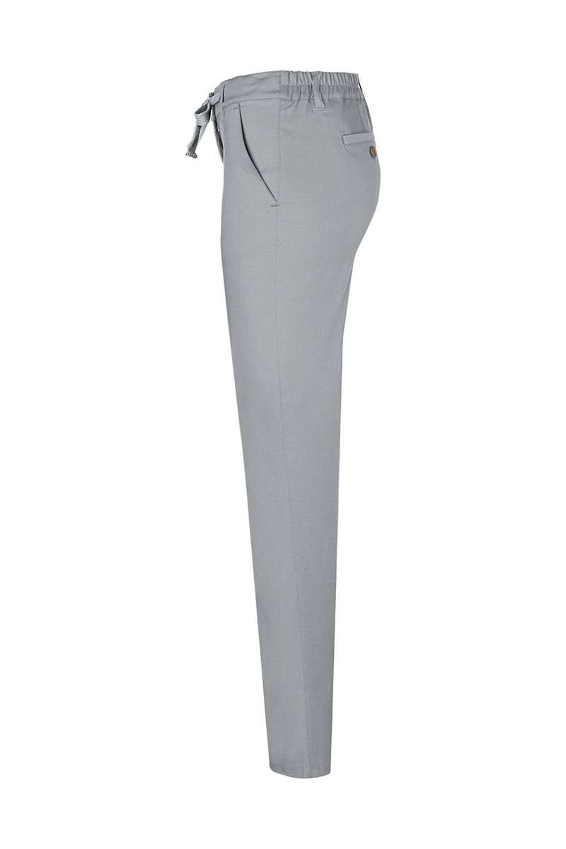 Hose Damen Stahlgrau – Damen Chinohose Modern-Stretch, Detailansicht