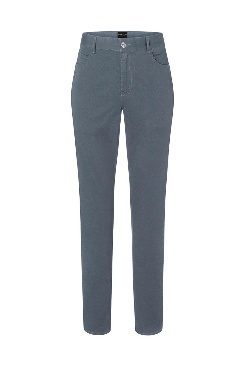 Hose Damen Anthrazit – Damen 5-Pocket-Hose Classic-Stretch, Detailansicht