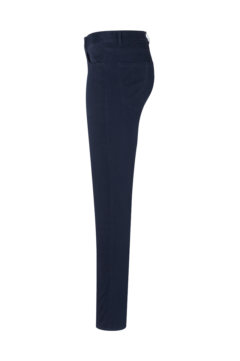 Hose Damen Nachtblau – Damen 5-Pocket-Hose Classic-Stretch, Detailansicht