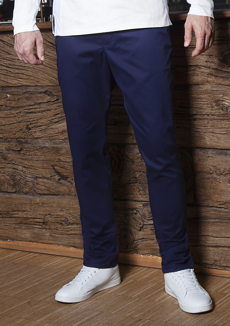 Hose Herren Marine – Herren Chinohose Modern-Stretch