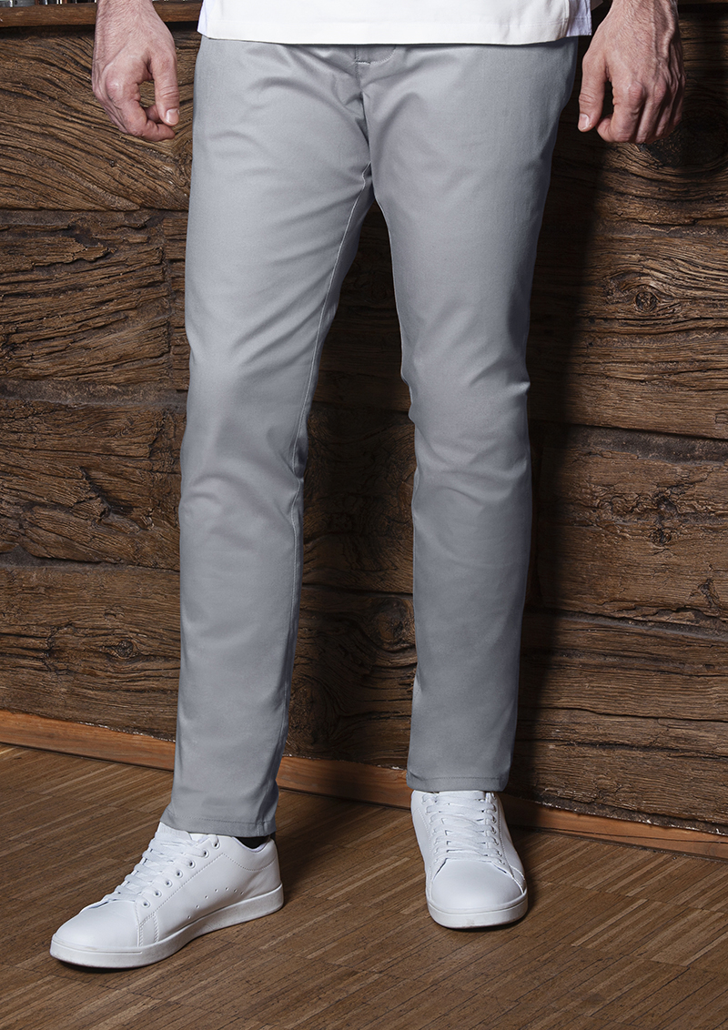Hose Herren Stahlgrau – Herren Chinohose Modern-Stretch