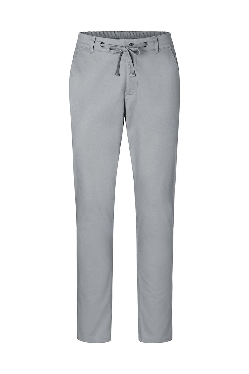 Hose Herren Stahlgrau – Herren Chinohose Modern-Stretch, Detailansicht