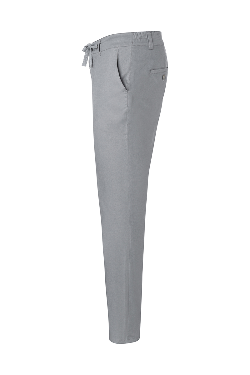 Hose Herren Stahlgrau – Herren Chinohose Modern-Stretch, Detailansicht