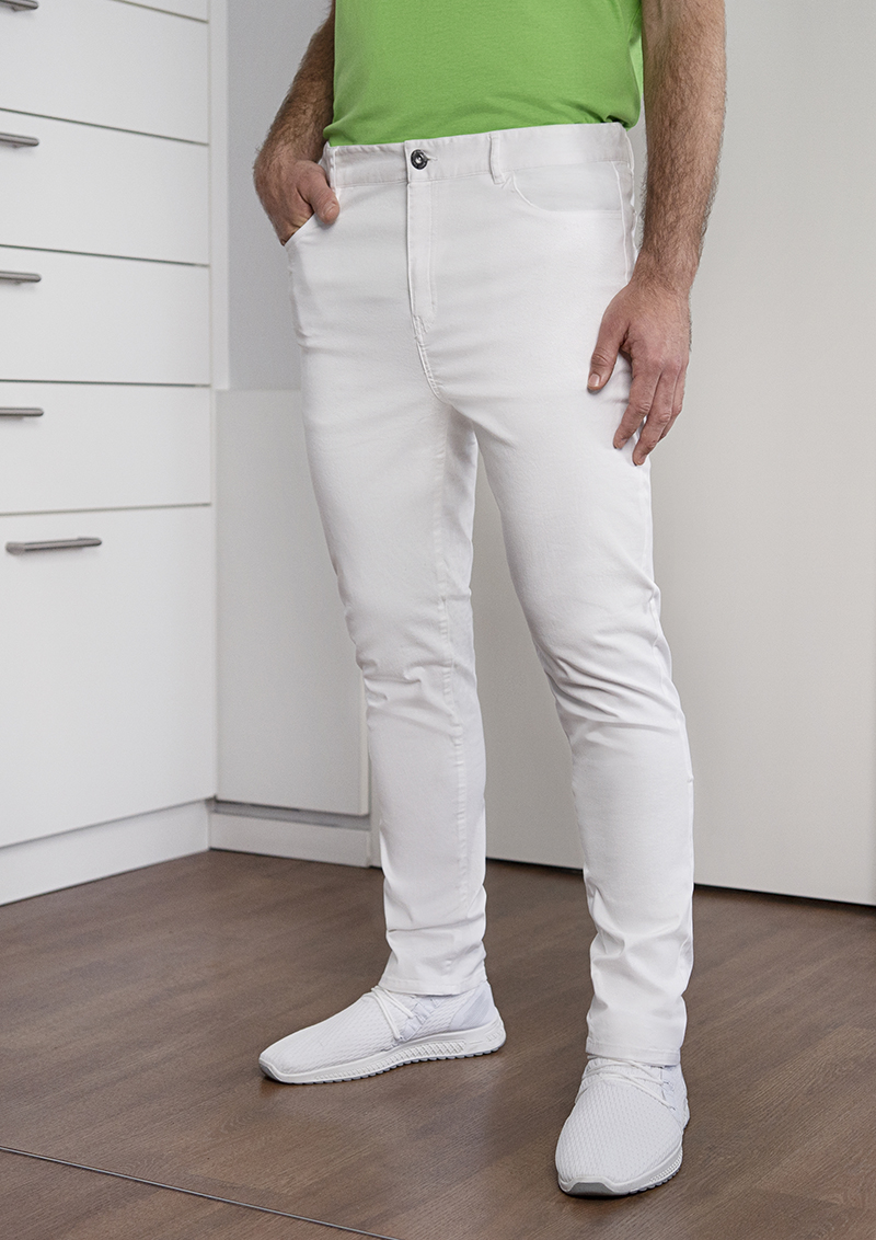 Hose Herren Weiß – Herren 5-Pocket-Hose Classic-Stretch