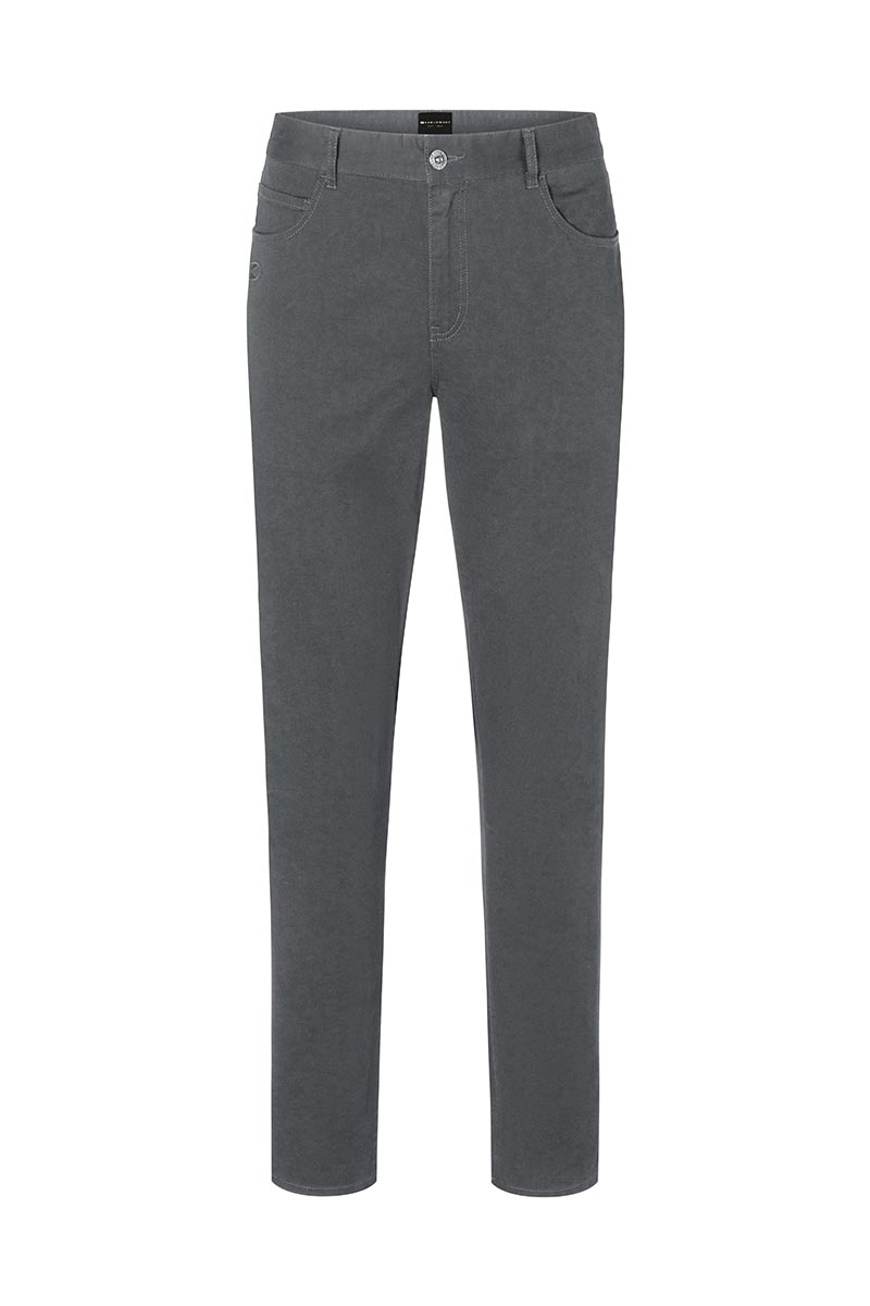 Hose Herren Anthrazit – Herren 5-Pocket-Hose Classic-Stretch, Detailansicht