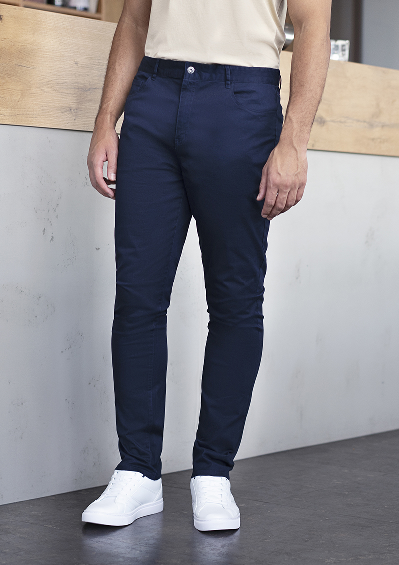 Hose Herren Nachtblau – Herren 5-Pocket-Hose Classic-Stretch