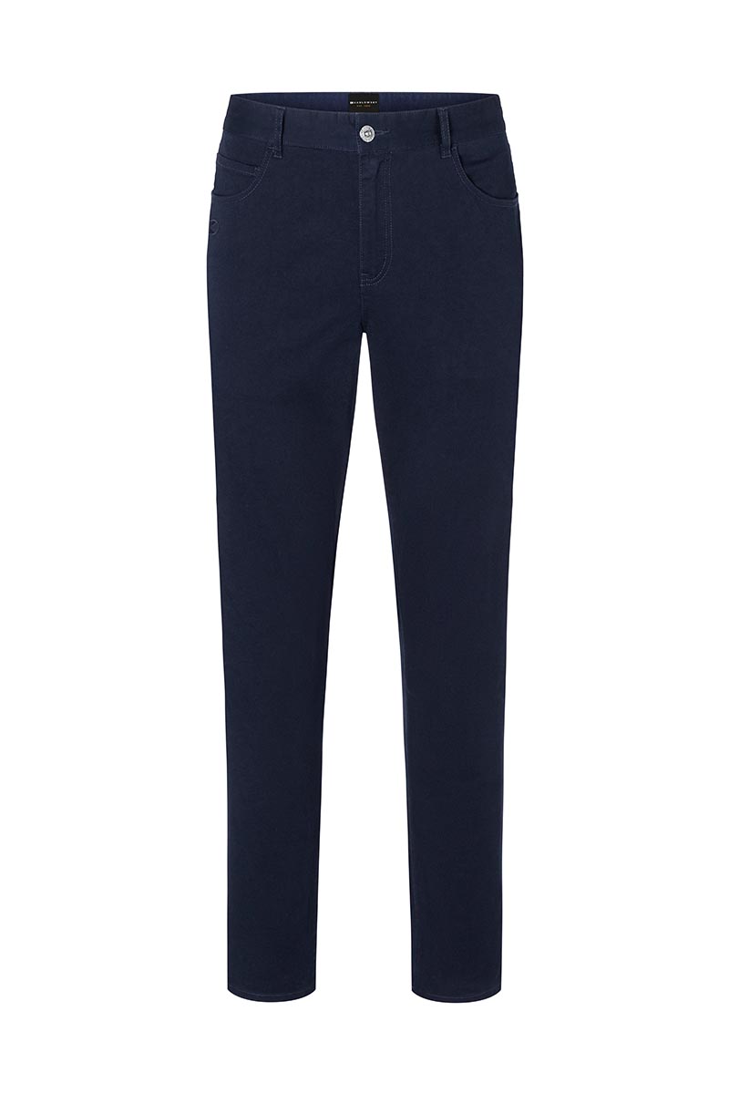 Hose Herren Nachtblau – Herren 5-Pocket-Hose Classic-Stretch, Detailansicht