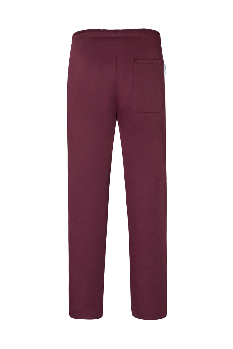 Hose Unisex Aubergine – Schlupfhose Essential, Detailansicht