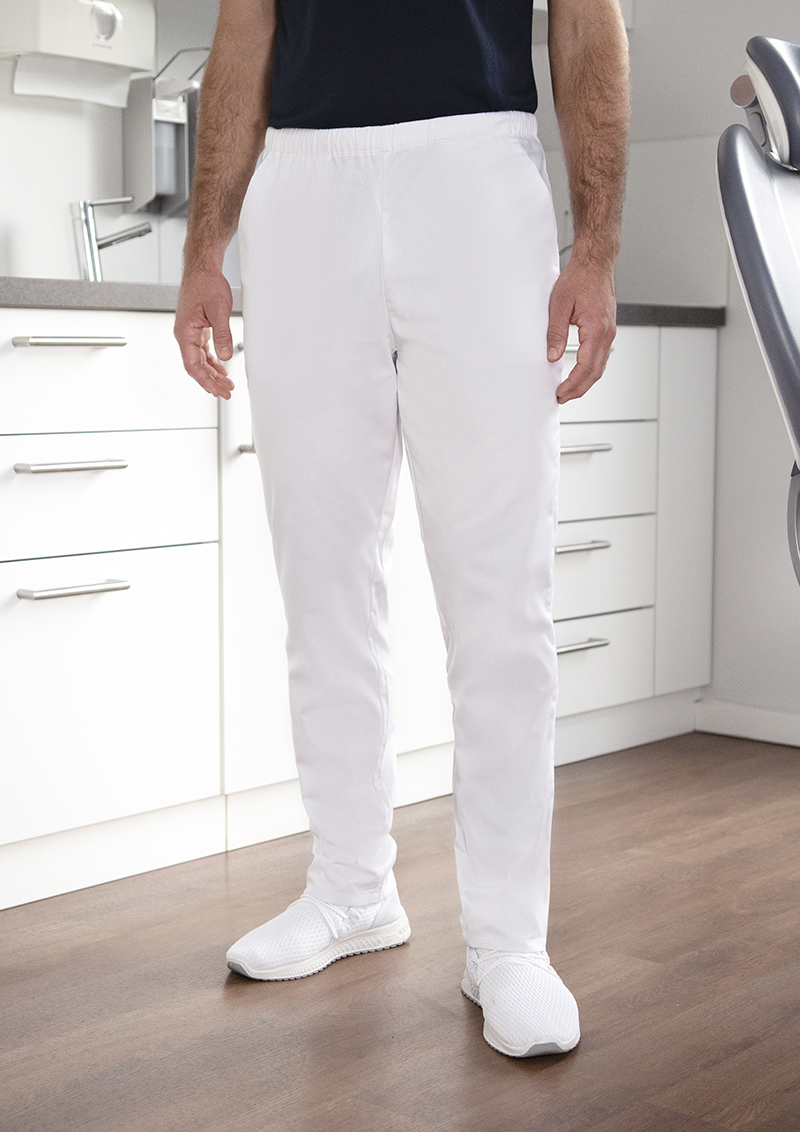 Hose Unisex Weiß – Schlupfhose Essential