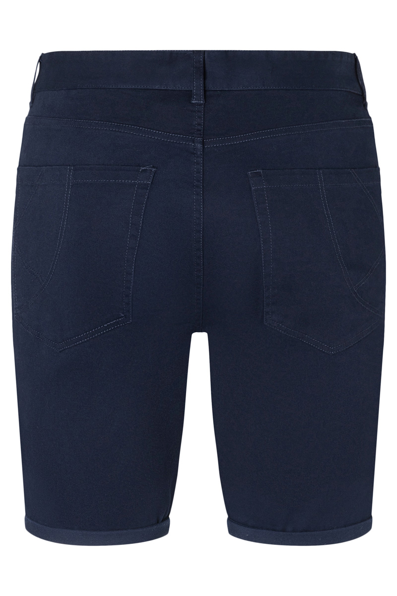 Hose Herren Nachtblau – Herren 5-Pocket-Shorts Classic-Stretch, Detailansicht
