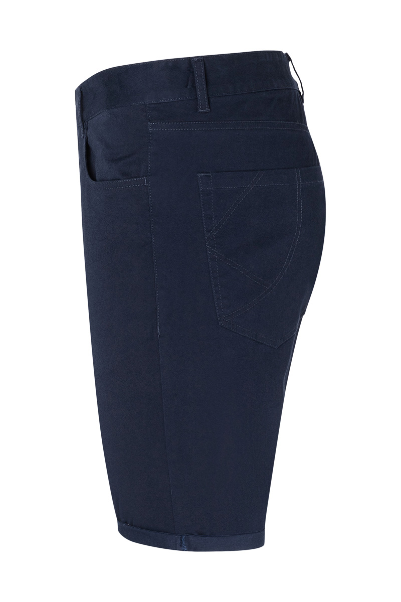 Hose Herren Nachtblau – Herren 5-Pocket-Shorts Classic-Stretch, Detailansicht
