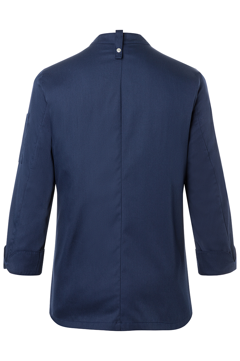 Kochjacke Damen Marine – Damenkochjacke Naomi, Detailansicht