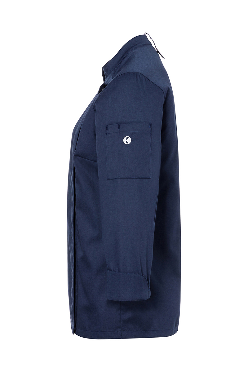 Kochjacke Damen Marine – Damenkochjacke Naomi, Detailansicht