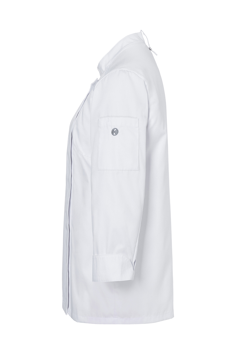 Kochjacke Damen Weiß – Damenkochjacke Naomi, Detailansicht