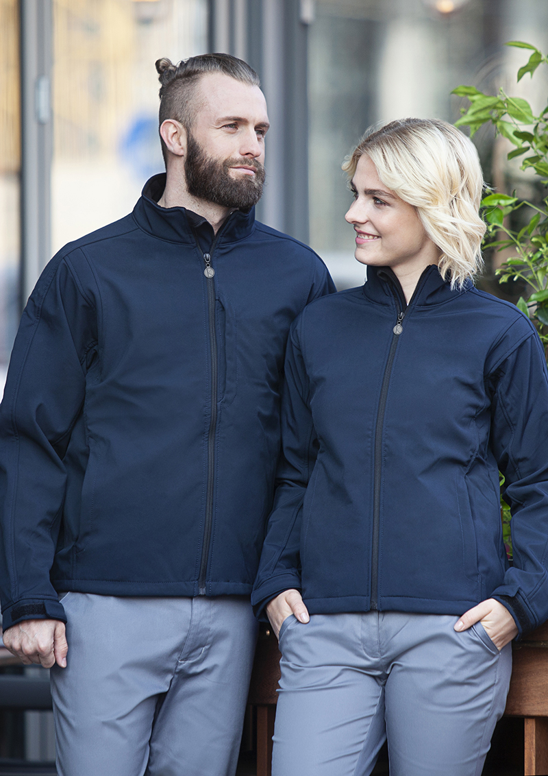 Softshelljacke Damen Marine – Damen Softshelljacke Classic, Detailansicht