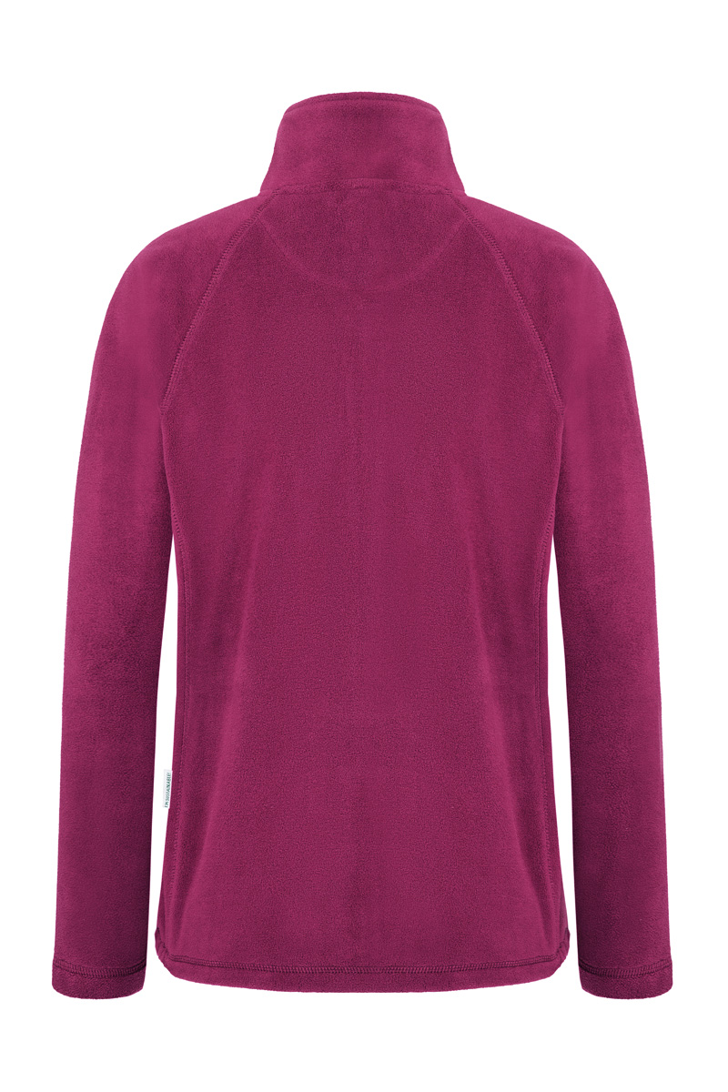 Fleecejacke Damen Fuchsia – Damen Workwear Fleecejacke Warm-Up, Detailansicht
