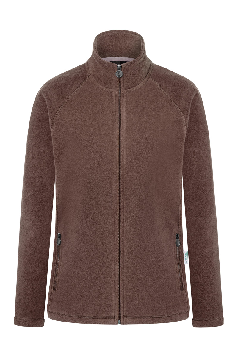 Fleecejacke Damen Hellbraun – Damen Workwear Fleecejacke Warm-Up