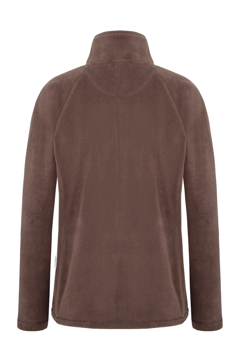 Fleecejacke Damen Hellbraun – Damen Workwear Fleecejacke Warm-Up, Detailansicht