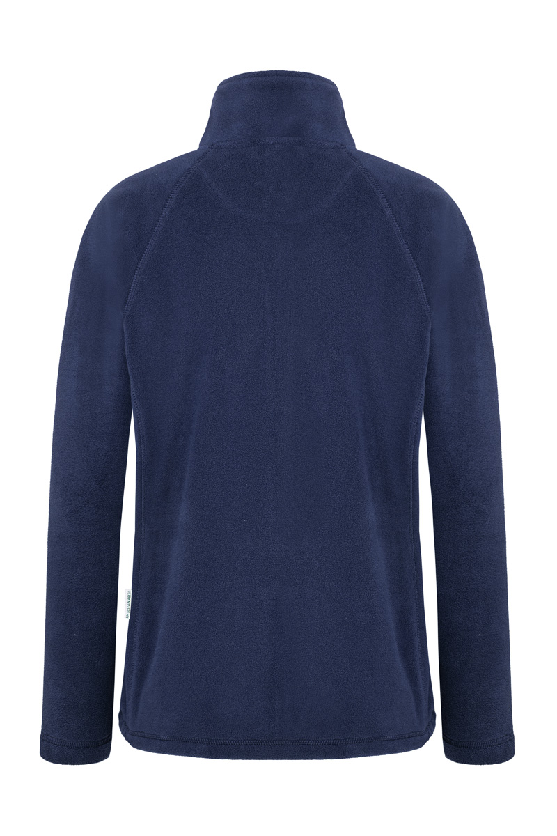 Fleecejacke Damen Marine – Damen Workwear Fleecejacke Warm-Up, Detailansicht