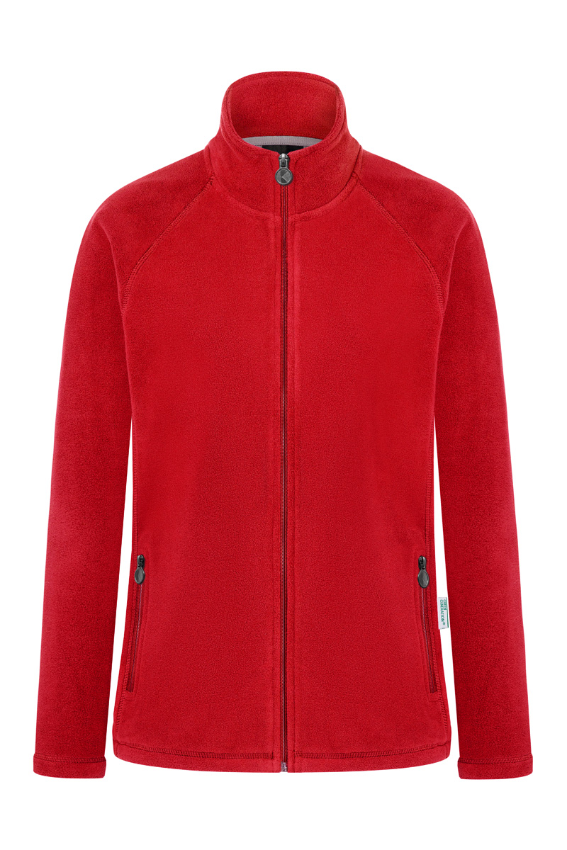 Fleecejacke Damen Rot – Damen Workwear Fleecejacke Warm-Up