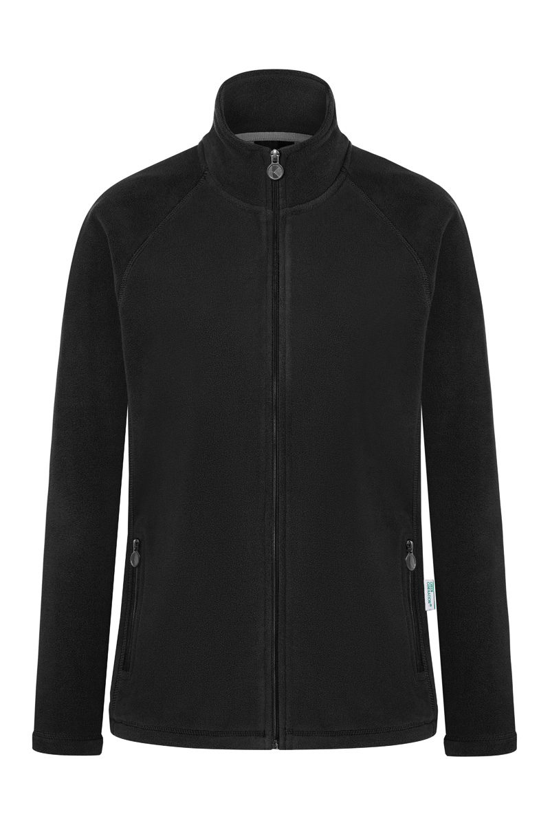 Fleecejacke Damen Schwarz – Damen Workwear Fleecejacke Warm-Up