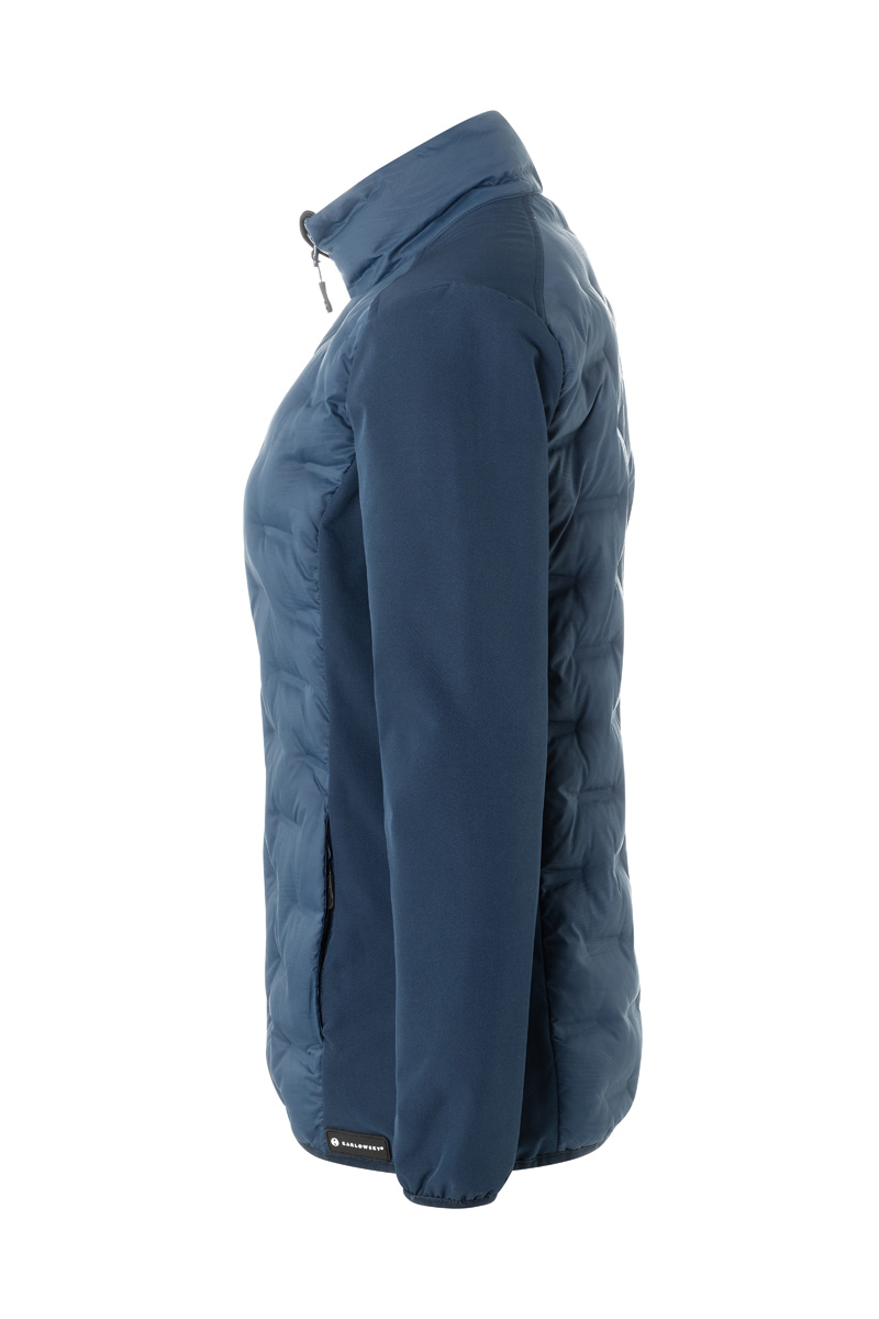 Jacke Damen Marine – Damen Hybrid-Jacke Outdoor-Pro, Detailansicht