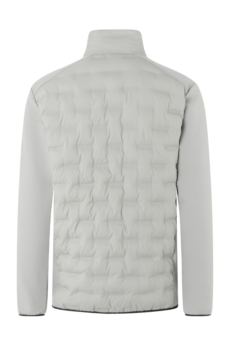 Jacke Herren Hellgrau – Herren Hybrid-Jacke Outdoor-Pro, Detailansicht