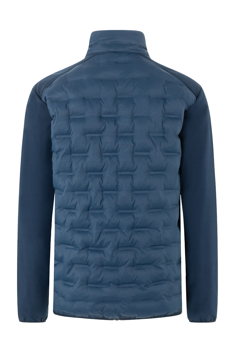 Jacke Herren Marine – Herren Hybrid-Jacke Outdoor-Pro, Detailansicht