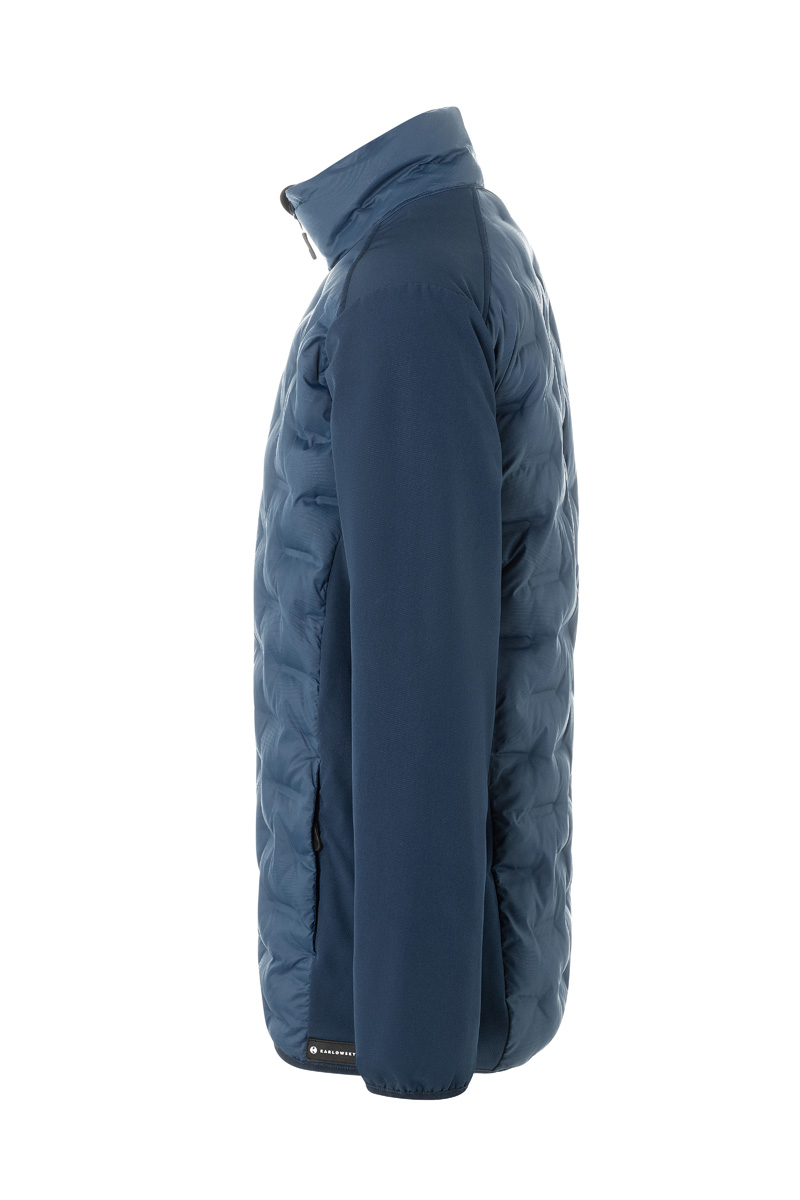 Jacke Herren Marine – Herren Hybrid-Jacke Outdoor-Pro, Detailansicht