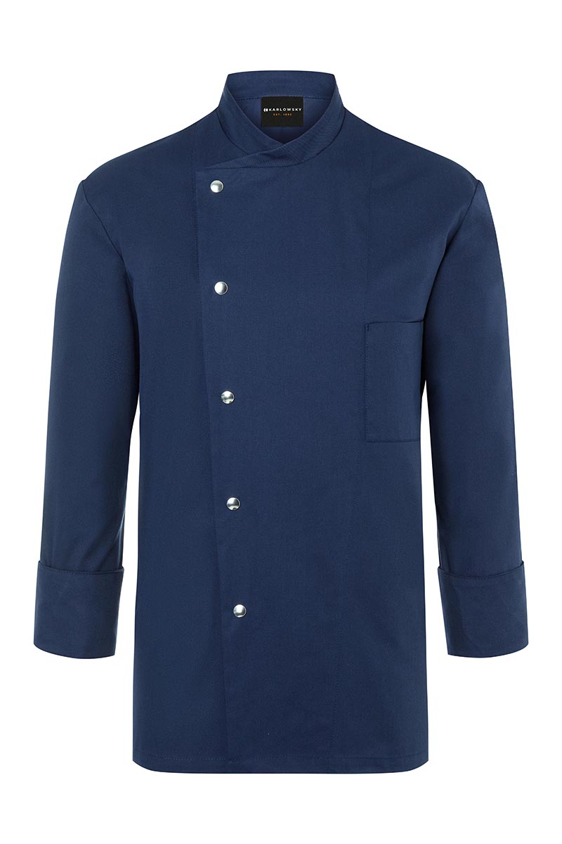 Kochjacke Herren Marine – Kochjacke Lars, Detailansicht