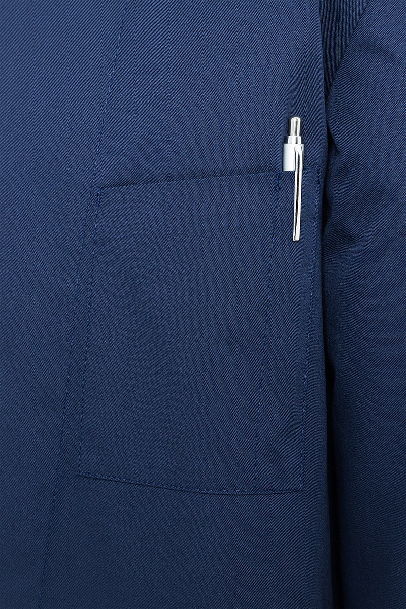 Kochjacke Herren Marine – Kochjacke Lars, Detailansicht