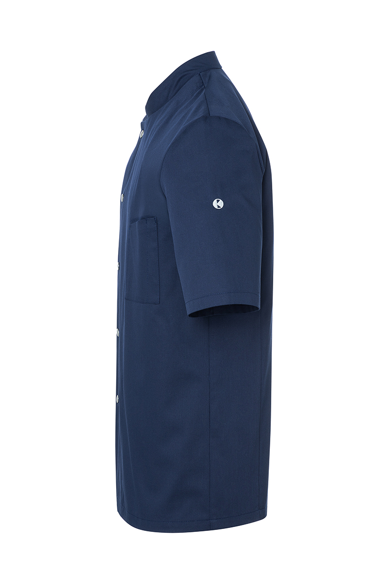 Kochjacke Herren Marine – Kochjacke Gustav, Detailansicht