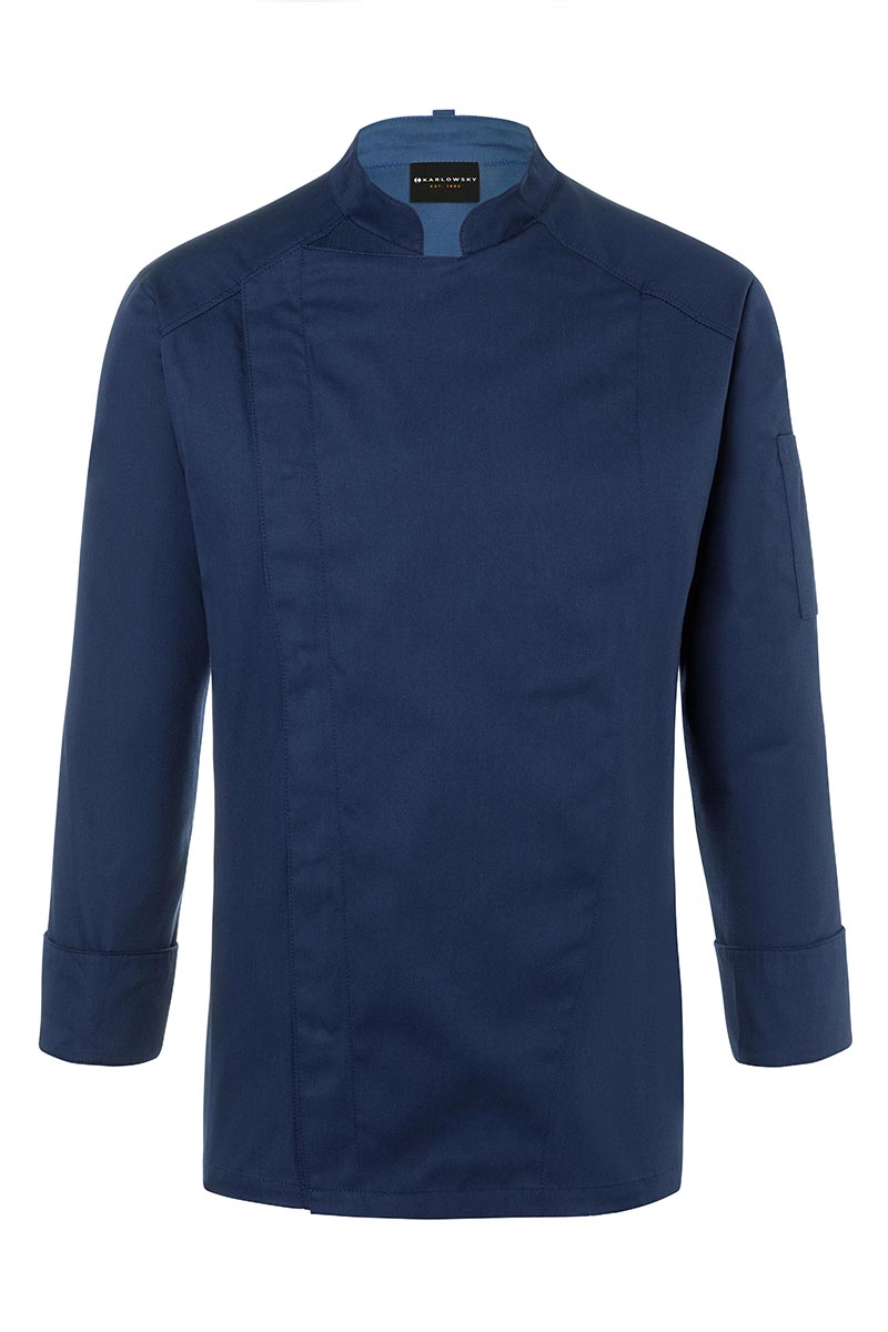 Kochjacke Herren Marine – Kochjacke Noah, Detailansicht