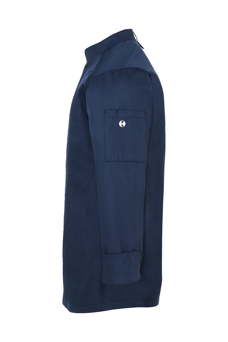 Kochjacke Herren Marine – Kochjacke Noah, Detailansicht