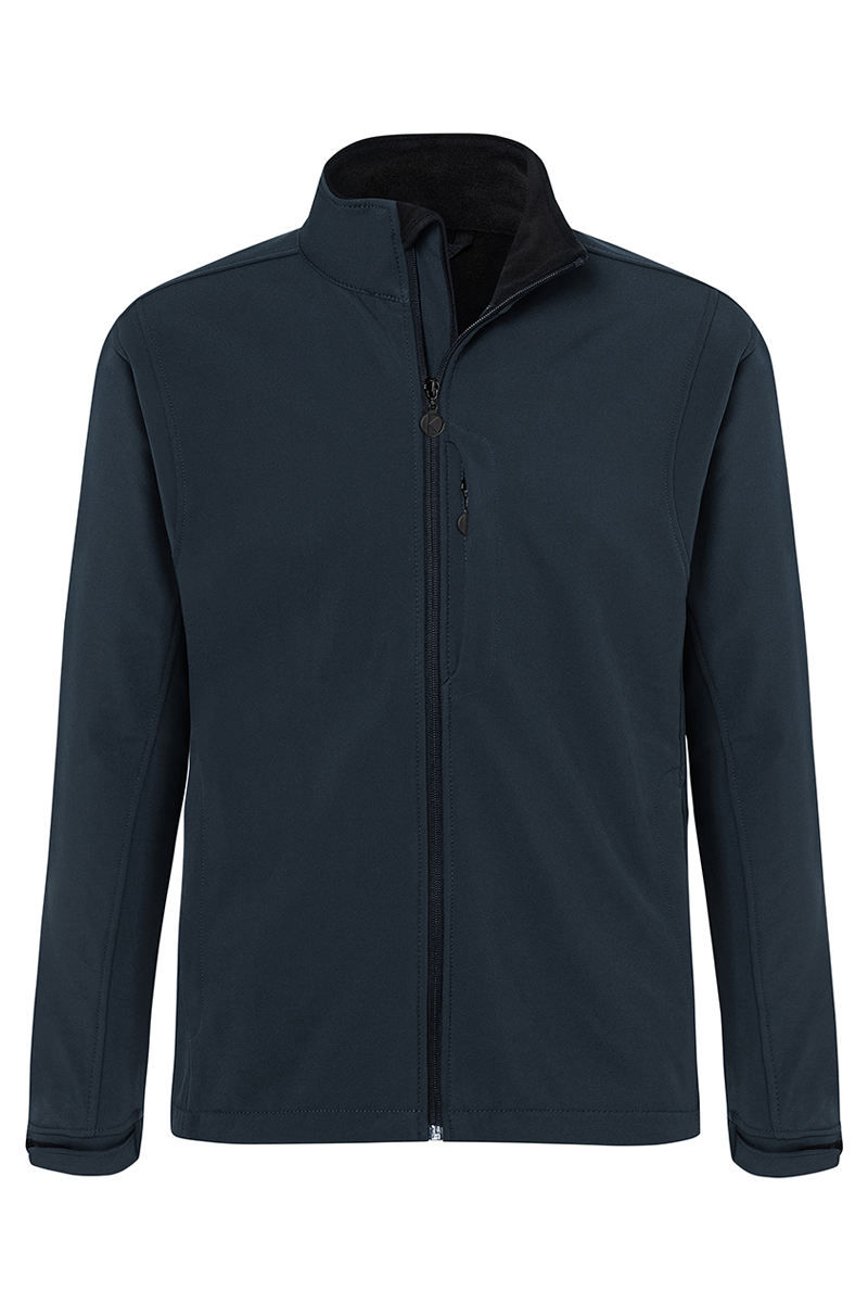 Softshelljacke Herren Marine – Herren Softshelljacke Classic, Detailansicht