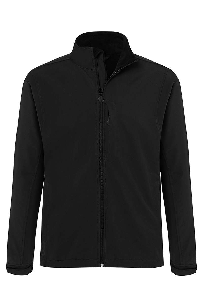 Softshelljacke Herren Schwarz – Herren Softshelljacke Classic, Detailansicht
