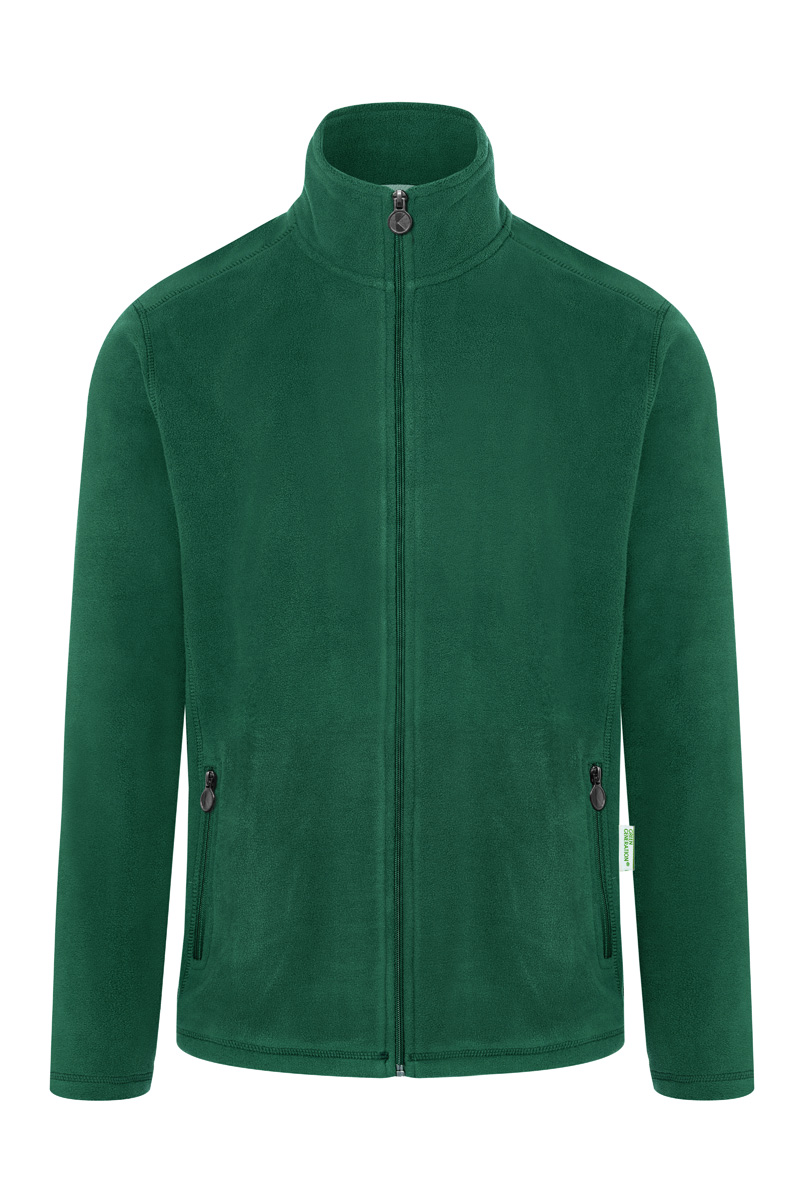 Fleecejacke Herren Waldgrün – Herren Workwear Fleecejacke Warm-Up