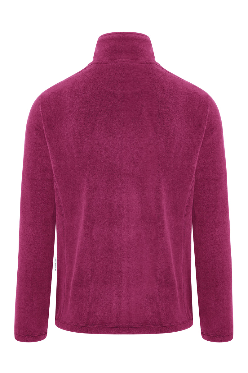 Fleecejacke Herren Fuchsia – Herren Workwear Fleecejacke Warm-Up, Detailansicht