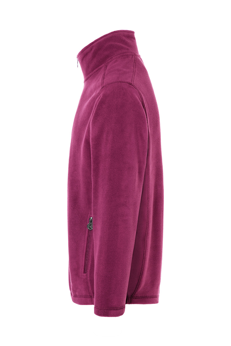 Fleecejacke Herren Fuchsia – Herren Workwear Fleecejacke Warm-Up, Detailansicht