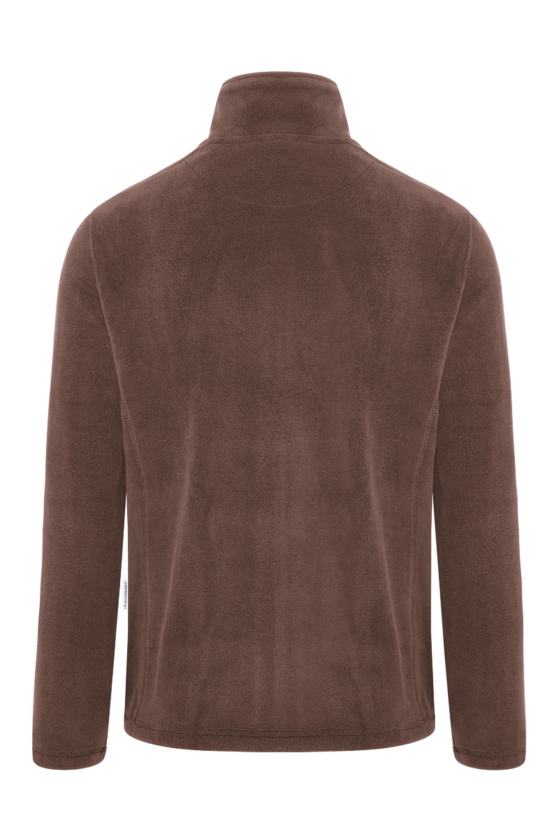 Fleecejacke Herren Hellbraun – Herren Workwear Fleecejacke Warm-Up, Detailansicht