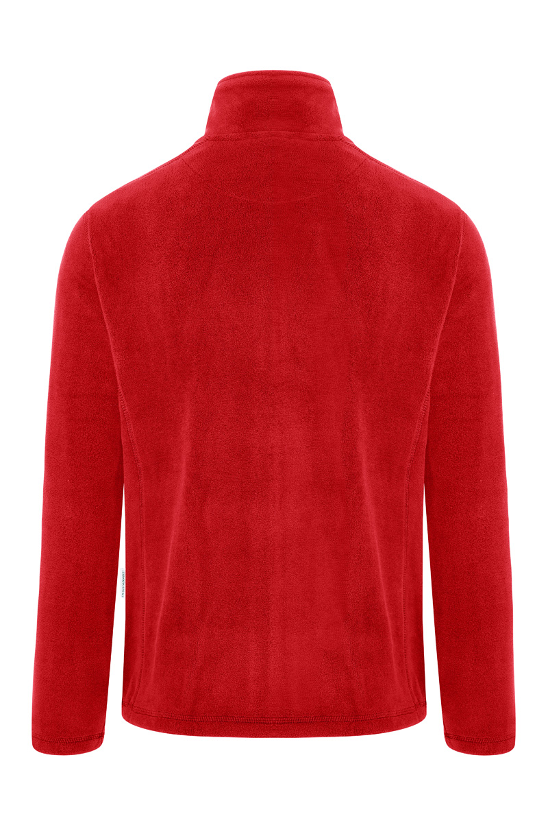 Fleecejacke Herren Rot – Herren Workwear Fleecejacke Warm-Up, Detailansicht