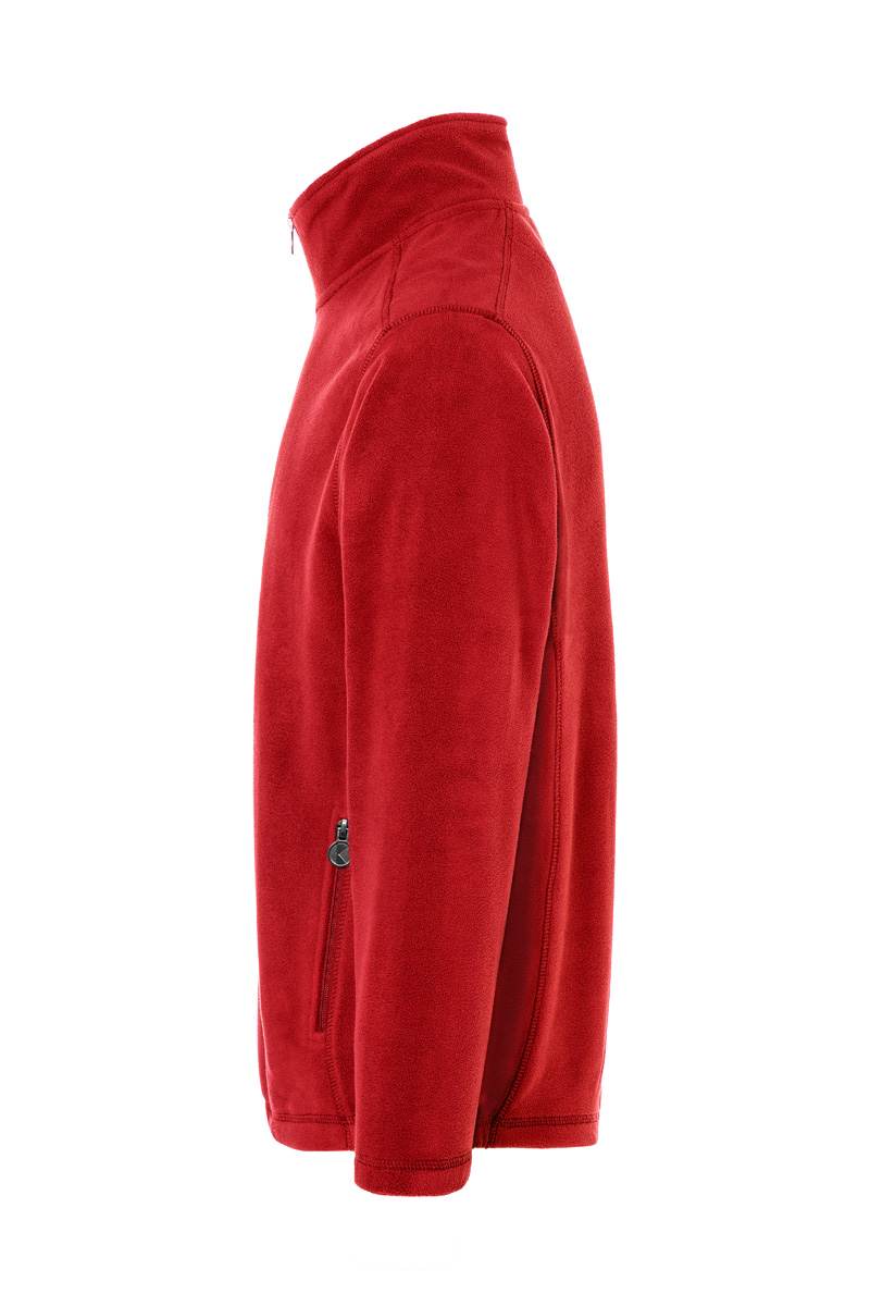 Fleecejacke Herren Rot – Herren Workwear Fleecejacke Warm-Up, Detailansicht