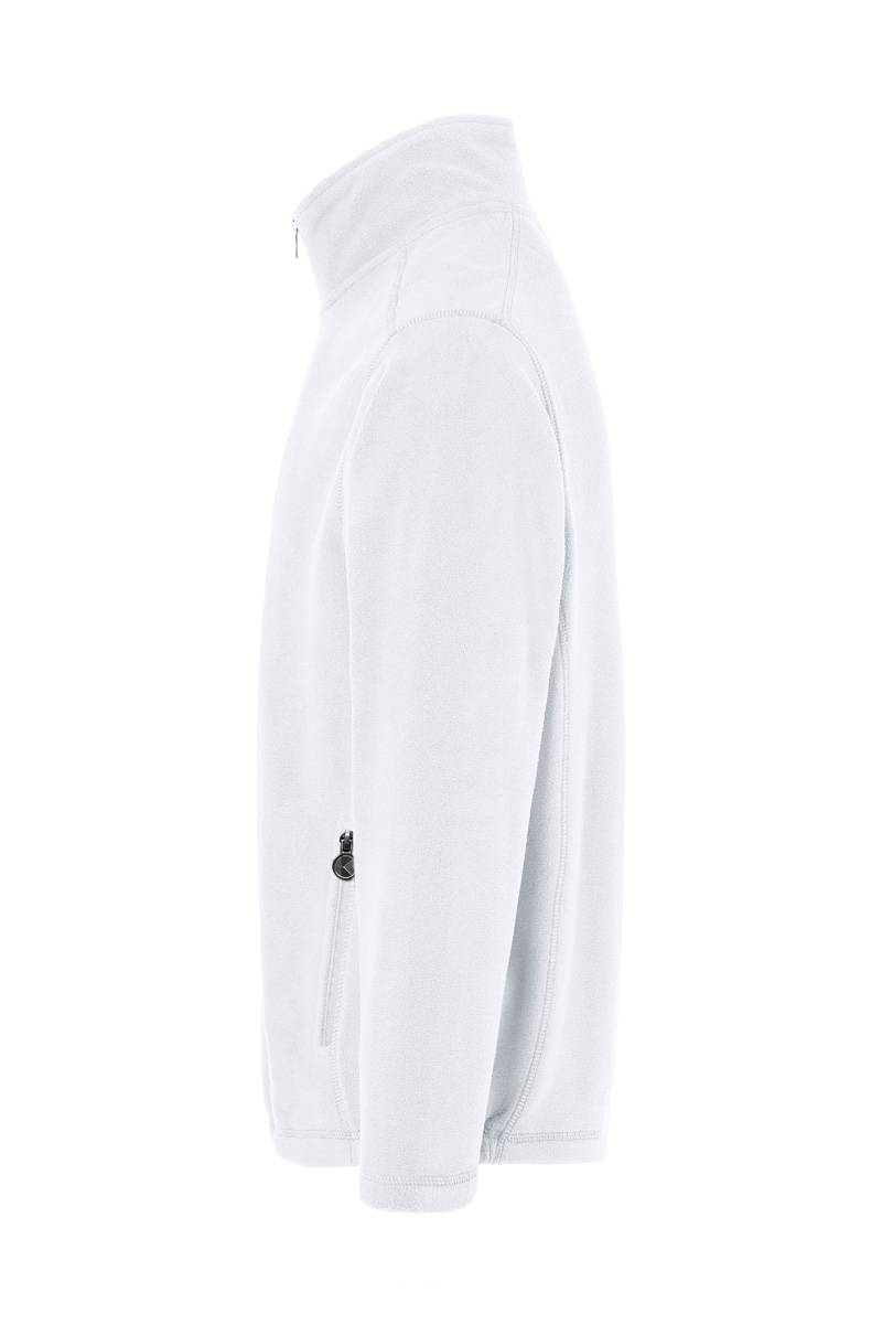 Fleecejacke Herren Weiß – Herren Workwear Fleecejacke Warm-Up, Detailansicht
