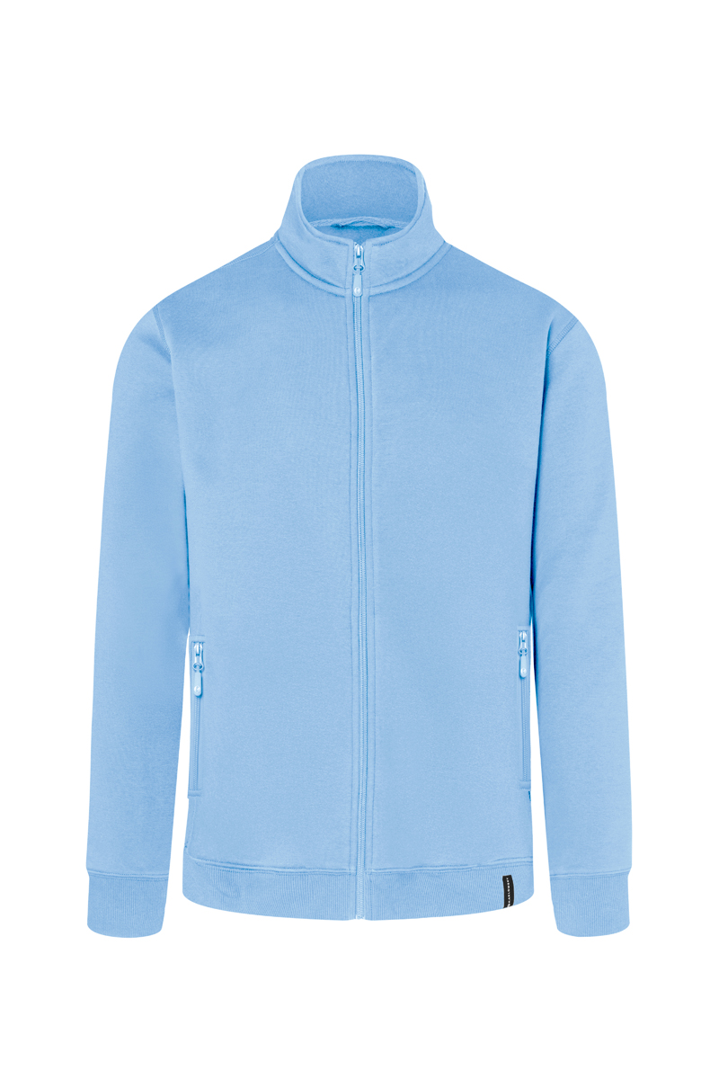 Sweatjacke Herren Eisblau – Herren Workwear Sweatjacke Soft-Face