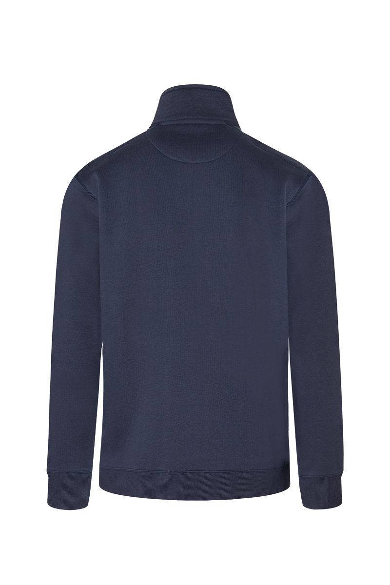 Sweatjacke Herren Marine – Herren Workwear Sweatjacke Soft-Face, Detailansicht