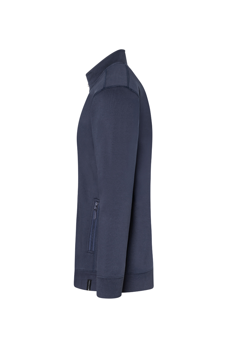 Sweatjacke Herren Marine – Herren Workwear Sweatjacke Soft-Face, Detailansicht