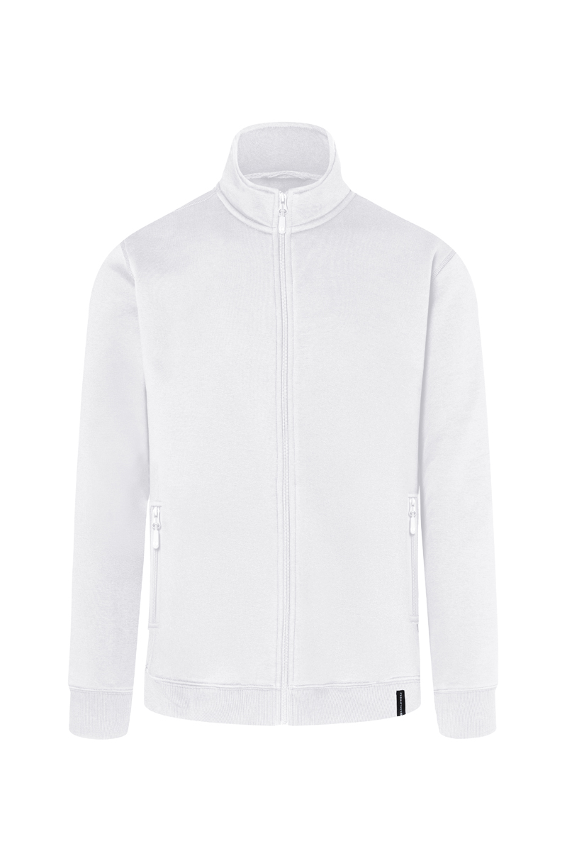 Sweatjacke Herren Weiß – Herren Workwear Sweatjacke Soft-Face