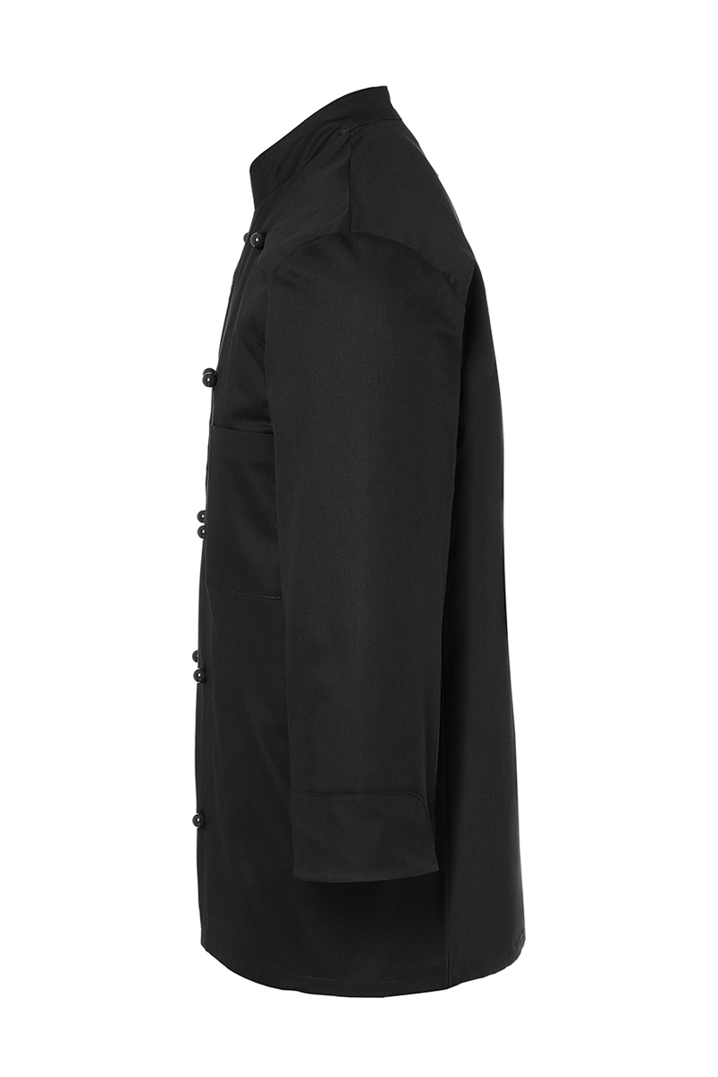 Kochjacke Herren Schwarz – Kochjacke Thomas, Detailansicht